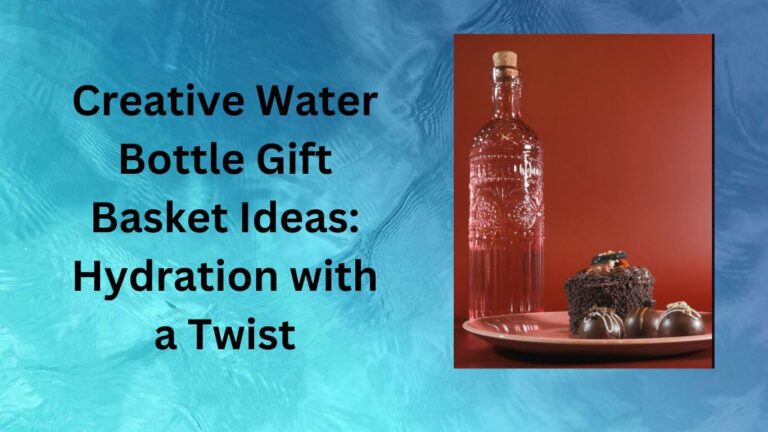 Creative Water Bottle Gift Basket Ideas Hydration with a Twist-water bottle gift set